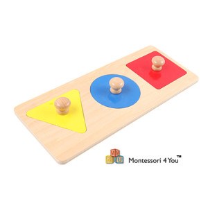 Gli incastri piani (a partire da 9 mesi) - Materiale Montessori